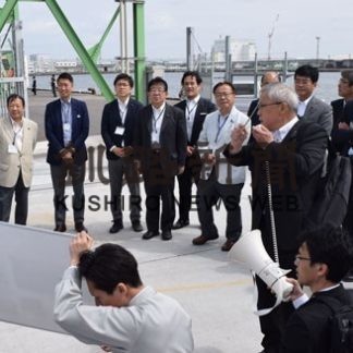 港湾施設や観光列車視察(2019-08-23)