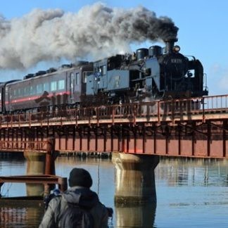 ＳＬ冬の湿原号が試運転(2020-01-17)