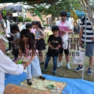 花火や輪投げなど　人気ゲームずらり　新学園台６丁目町内会(2019-08-16)