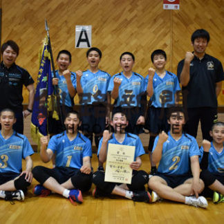 中体連バレー　釧路合同男子V(2019-07-07)