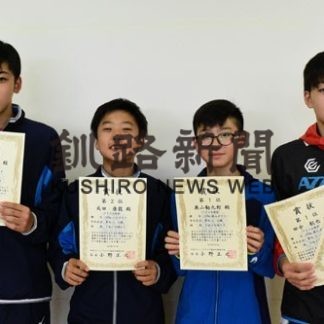 ４選手　水泳全国切符(2019-08-08)