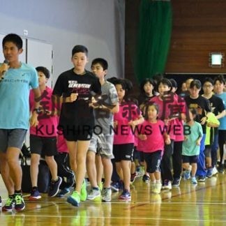 川内選手　ランニング交流会(2019-08-06)