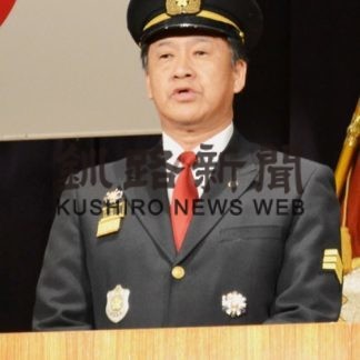 中標津で消防出初め式(2020-01-10)