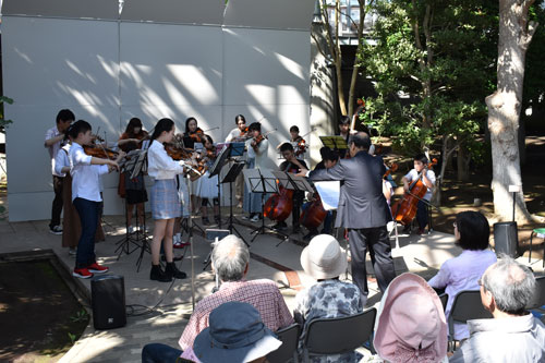 弦楽器の音色 優雅に響く EGGコンサート(2019-08-18)