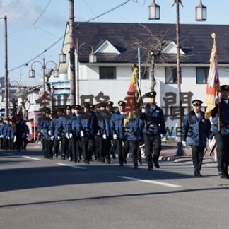 白糠で消防出初め式(2020-01-10)
