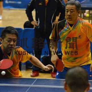 卓球第４４回くしろリーグ　インフィニティ１部制す(2020-01-19)