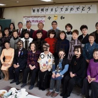 赤川美江子歌謡教室生徒、歌い初めで新年会(2020-01-23)