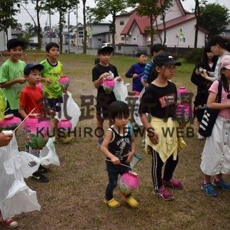 ちょうちんを手に　伝統行事に触れる　鳥取南３、４丁目町内会(2019-08-16)