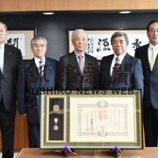 大島修造氏　受章報告　(2019-07-03)