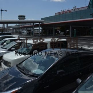 釧路空港駐車場　後半戦で混雑(2019-05-04)