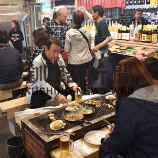 毎年恒例　岸壁炉ばた(2019-05-18)