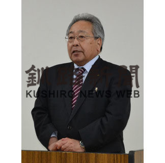 松本氏が立候補表明 １０月町長選(2019-06-11)