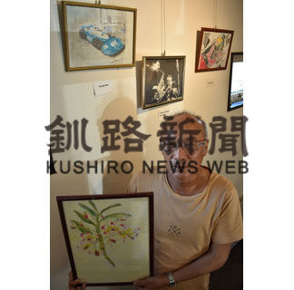 往年のジャズ歌手鉛筆画で１６点展示稲澤さん初個展(2019-06-25)