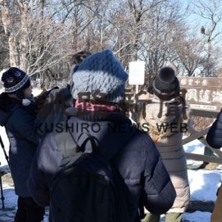 風蓮湖・温根沼周辺で「オオワシ・オジロワシ」個体数調査(2020-02-14)