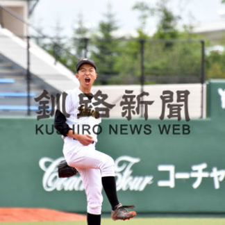 白糠・庶路学園 初Ｖ 中体連軟式野球(2019-06-24)_2