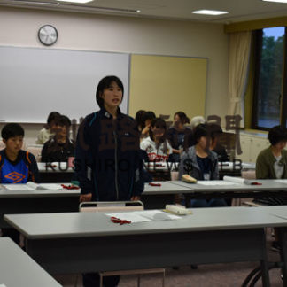 中学生交流事業　結団式(2019-07-25)