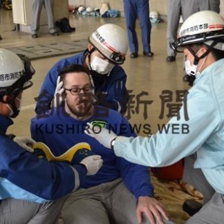 外国人の救急搬送初訓練(2019-06-12)