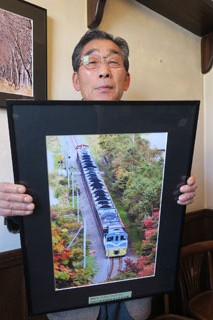十人十色の会の加藤さんが鉄道写真展(2020-02-04)