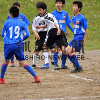 釧景雲、コンサ釧路２ｎｄが勝利　釧新旗中学サッカー(2019-06-09)