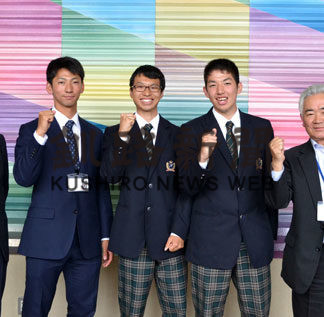 高体連陸上 健闘誓う 霧多布高校(2019-06-15)