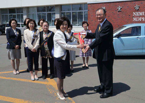 国際ソロプチミスト 根室40年寄贈(2019-05-15)