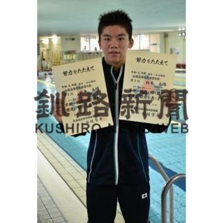 釧路スイミングスクール３選手　インターハイ切符(2019-07-30)_3
