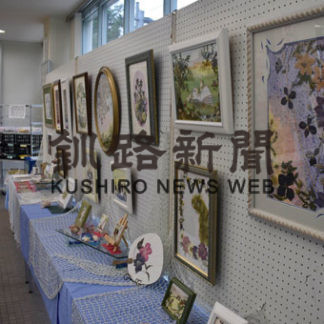 押し花でメルヘン作品(2019-07-14)