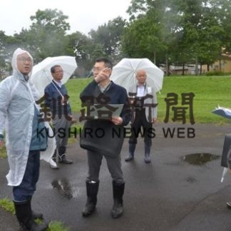 釧新花火大会へ　現場の安全確認　来月１６日打ち上げ(2019-07-19)
