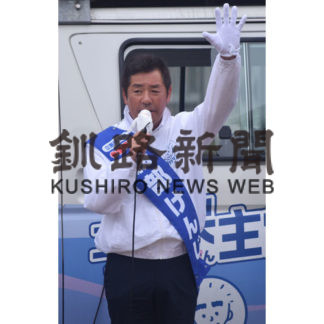 勝部氏　支持訴える(2019-07-18)