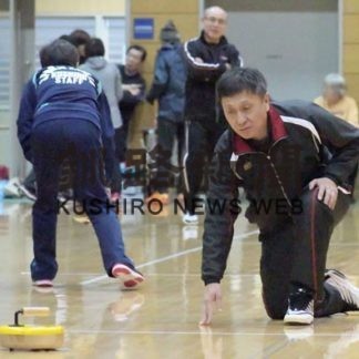 フロアカーリング市民親善大会、春採下町Ａ初優勝(2020-02-25)