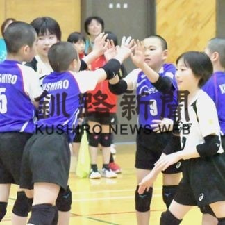 小学バレー　桜が丘朝陽（５年生の部）初Ｖ(2020-02-17)