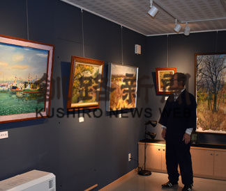 故崎地優さんの油絵展 おたのしけギャラリー(2019-06-14)