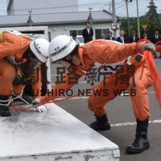 的確な救助活動披露　消防全道大会(2019-07-13)