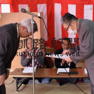 街路灯維持費協力件数など報告　豊川町内会総会(2020-02-27)