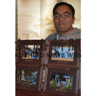 ジオラマ寄贈　齋藤さん(2019-07-24)