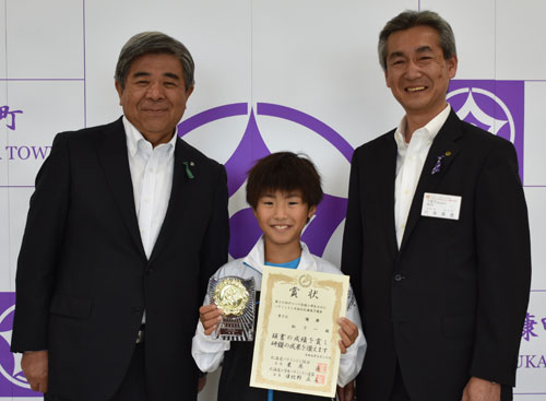 松下君全国出場 健闘を誓う(2019-07-28)