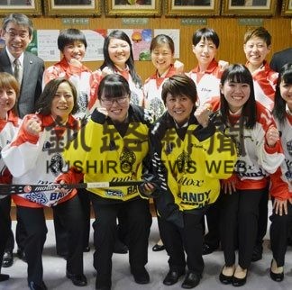 バンディ女子代表選手 世界大会での健闘誓う(2020-02-14)