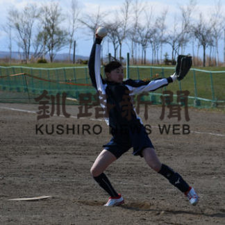 ソフトボール会長杯　男子、西港ヤンキース　女子、釧鳥西中V(2019-05-16)_2