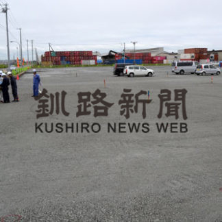 コンテナヤード拡張着工 西港区第３埠頭(2019-06-24)