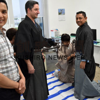 和服姿にご満悦 ＪＩＣＡ研修員ら交流(2019-06-23)