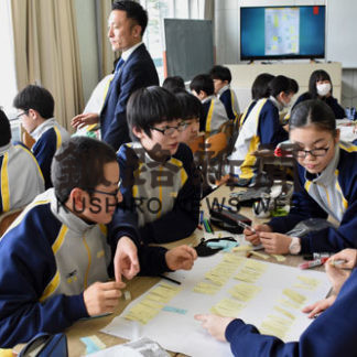 五輪の意義解説、共栄中で出前授業(2020-02-14)