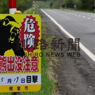 ヒグマの目撃相次ぐ(2019-05-23)