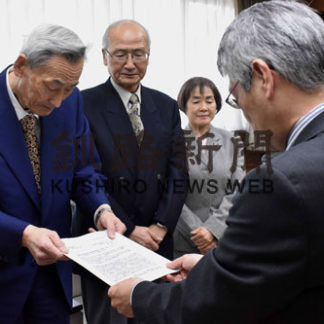 市教委に教職員負担軽減の要望書提出(2020-03-23)