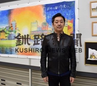 北陸銀行で折り紙建築とデザイン画作品展(2020-03-10)