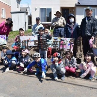 キクイモ堀りとキンレンカ種植え(2019-05-21)_2