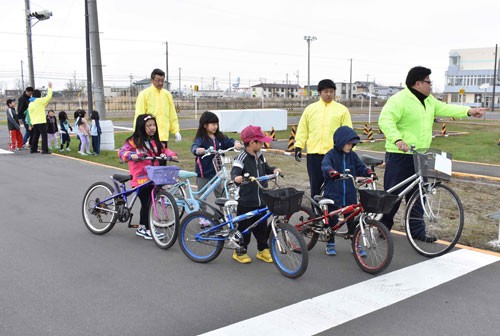 星が浦自校が大楽毛小交通安全教室(2019-05-21)