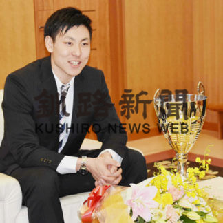 新濱選手、別海町凱旋(2020-03-14)