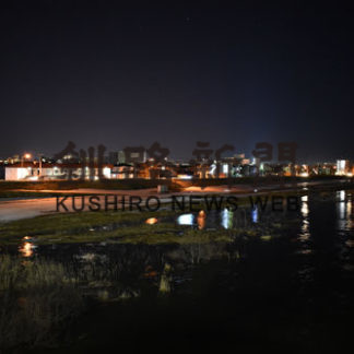 新釧路川、水位上昇続く　大雨影響　釧網線、花咲線当面運休(2020-03-13)