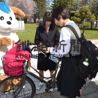 Ｎ高で自転車防犯診断(2019-05-23)