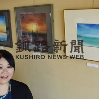 ブルー基調「癒やしを」、パステル画家小泉千里作品展(2020-04-30)